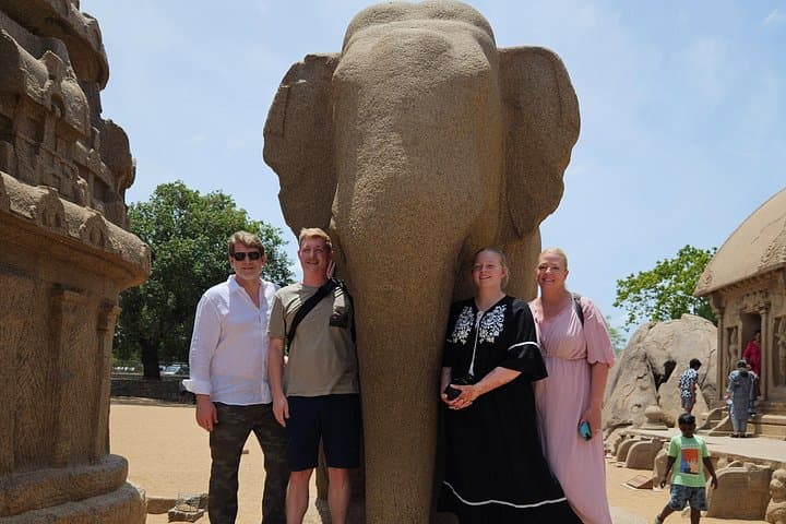 Mahabalipuram & Kanchipuram Day Trip from Chennai — Shore Temple, Rathas & Silk Weaving photo 2