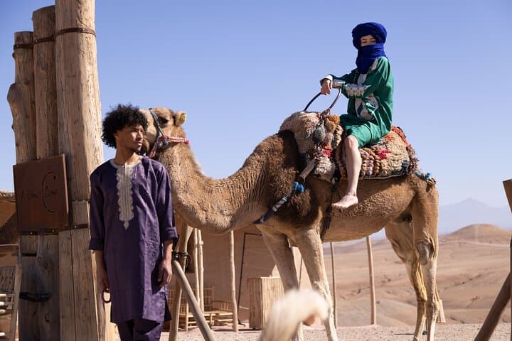 Sunset Camel Ride and Dinner at Alkamar Camp, Agafay Desert photo 4