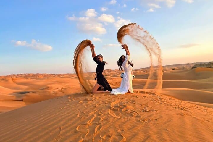 Red-Dune Desert Safari in Dubai — Premium Camp, BBQ & 5 Live Shows