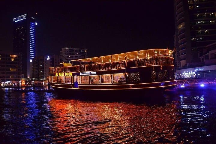 Dubai Marina Dhow Dinner Cruise with Live Entertainment — Sunset Sights & Arabic Hospitality photo 2