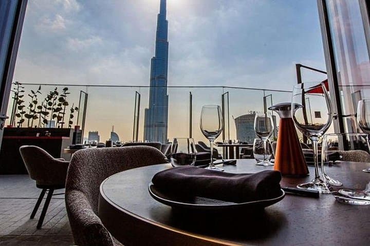 Burj Khalifa Views & 3-Course Lunch or Dinner at Burj Club