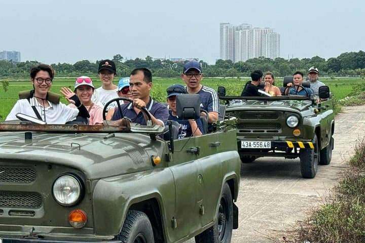 Open-Air Jeep and Tam Coc Boat Day Trip from Hanoi to Ninh Binh photo 2