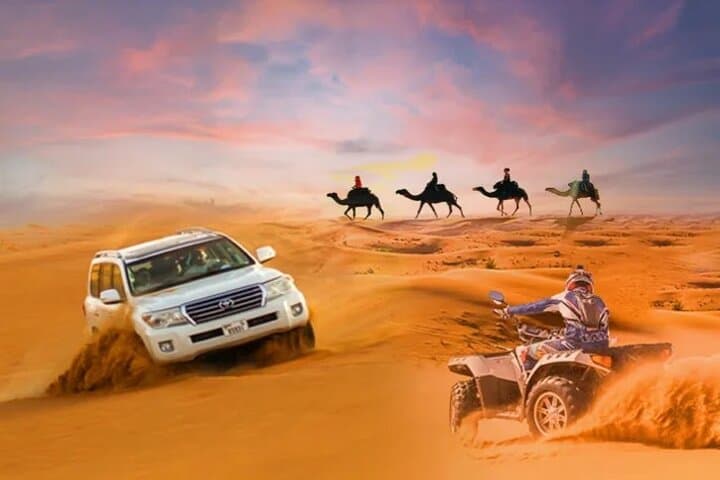 Red Dunes Desert Safari: Dubai Evening BBQ, Dune Bashing & Camel Ride photo 2
