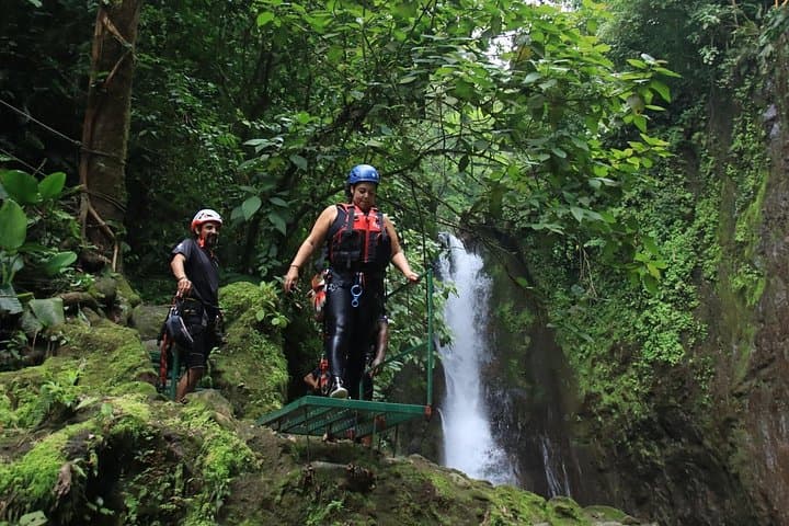 La Fortuna Canyoning & Waterfall Rappels — Pure Trek Rainforest Falls Adventure photo 5