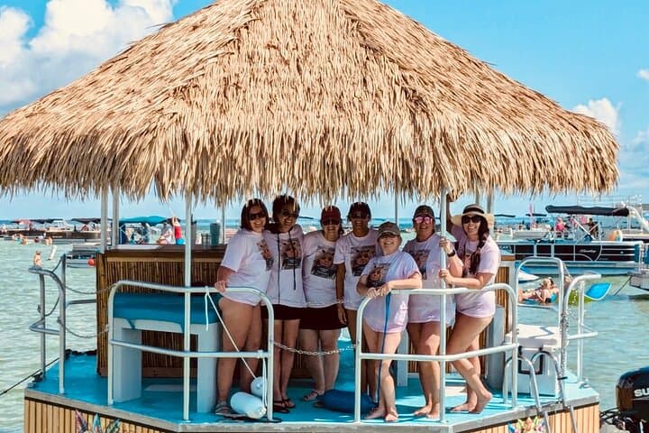 Crab Island Tiki Boat Cruise: 3-Hour Sandbar Adventure in Destin