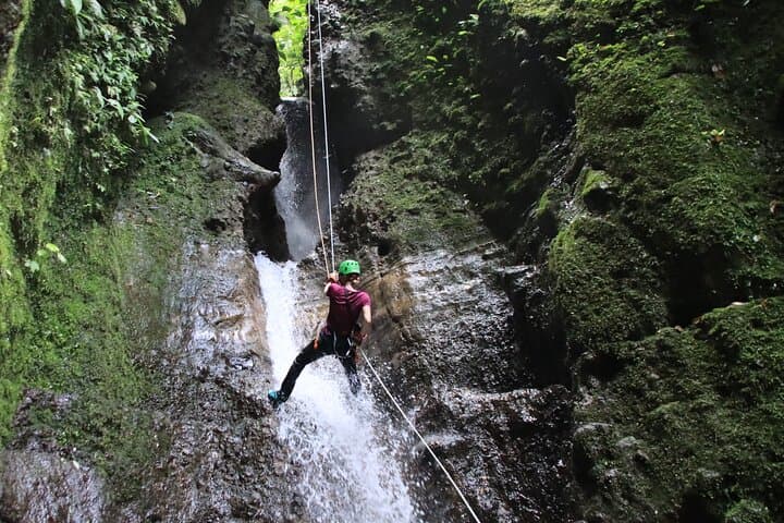 La Fortuna Waterfall Canyoning: 4 Rappels, Monkey Drop & Wildlife photo 2