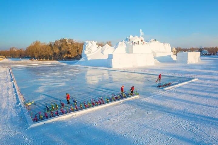 Harbin Sun Island Snow Fair: Small-Group Ice Slides, Snow Tubing & Frozen-Lake Fun photo 2