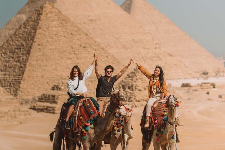 Full-Day Giza Pyramids Experience: Camel Ride, Sunset ATV & Nile Dinner Cruise