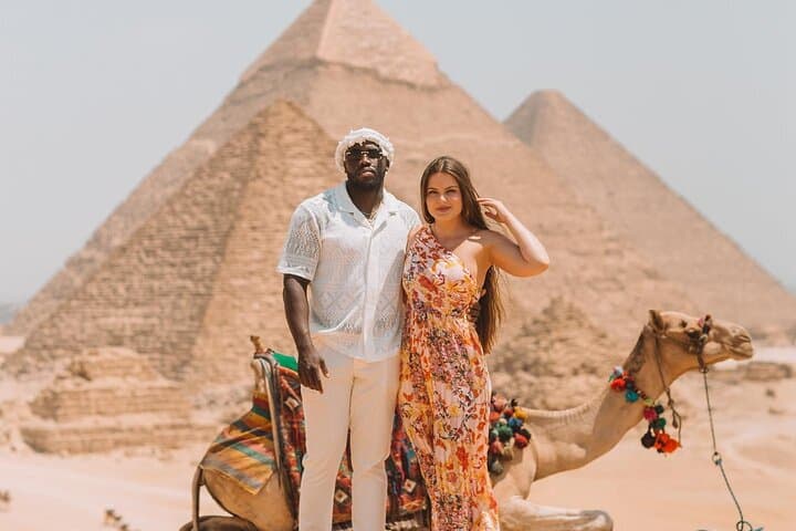 Sunrise & Sunset Camel Ride at Giza Pyramids — Private Transfer Included photo 2
