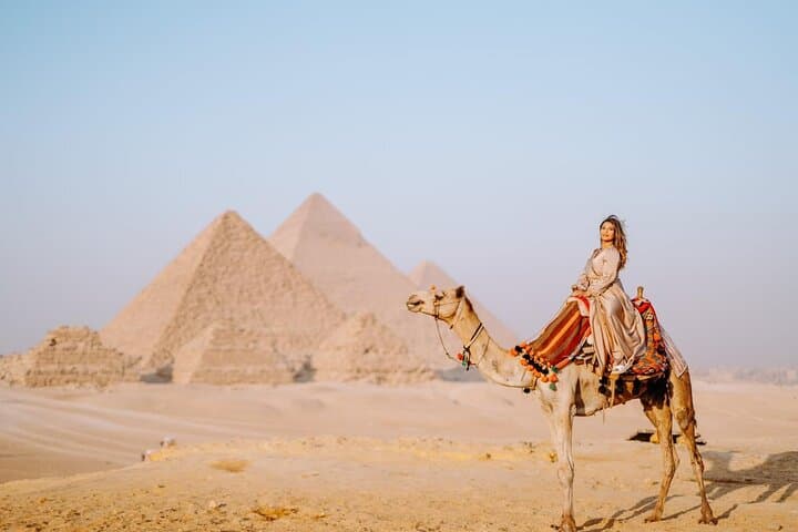 Giza Private Pyramids Tour: Sphinx, Camel Ride & Desert ATV with Lunch