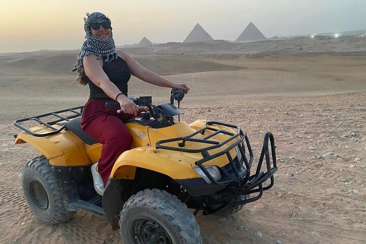 Giza Quad Bike Adventure: Half-Day Private ATV Tour of the Pyramids & Sphinx