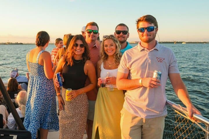 Aloha Wednesday Sunset Sail on Charleston Harbor — 2-Hour Catamaran with Complimentary Drinks photo 3