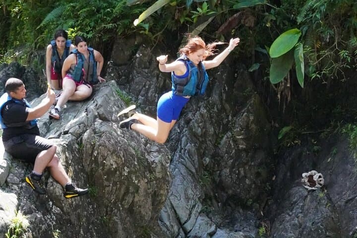El Yunque Natural Waterslides Tour from San Juan