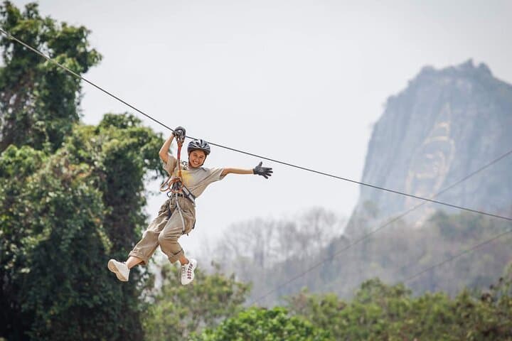 Pattaya Zipline Adventure: 25-Platform Canopy Course with Views of Khao Chee Chan