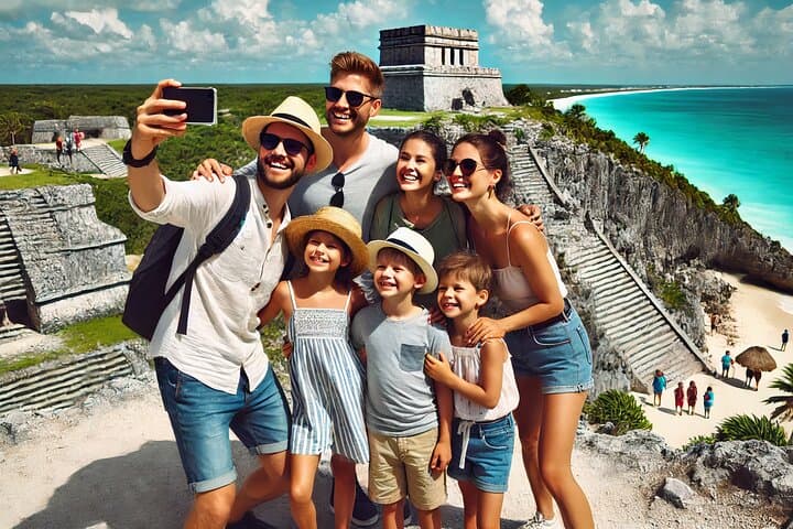 Full-Day Tulum, Coba & Cenote Tour from Cancun — Swim, Explore Ruins & Playa del Carmen photo 1