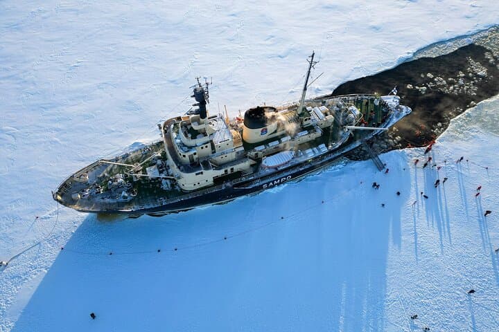 Icebreaker Sampo Cruise from Rovaniemi: Arctic Ice Floating, Ship Tour & SnowCastle Entry photo 2
