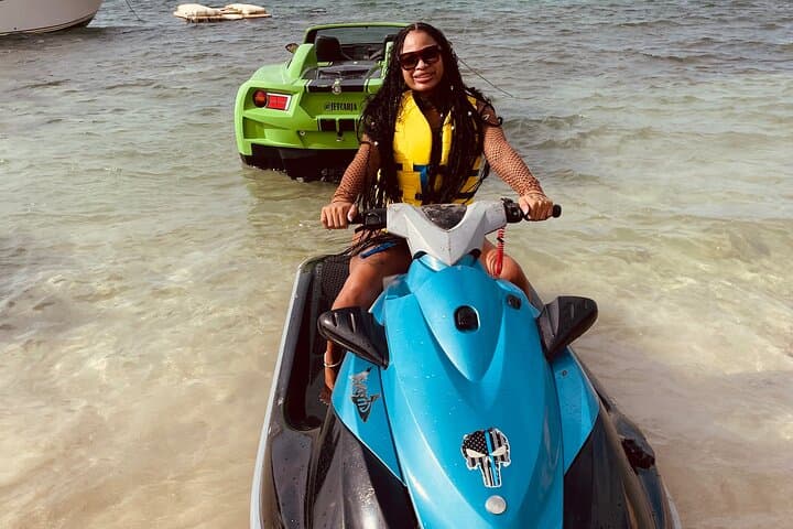 Montego Bay Jet-Ski and Bamboo Rafting Combo with Limestone Foot Massage photo 2