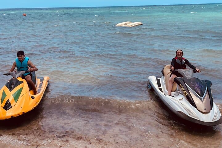 Montego Bay Jet-Ski and Bamboo Rafting Combo with Limestone Foot Massage