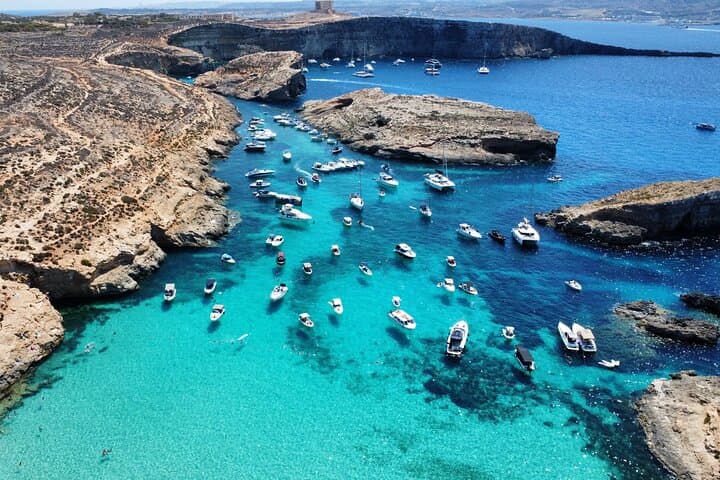 Private Comino Boat Tour: Blue Lagoon, Crystal Lagoon & Sea Caves photo 3