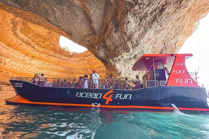 Benagil Caves Catamaran Tour from Portimão — Swim & See Algarve Sea Caves