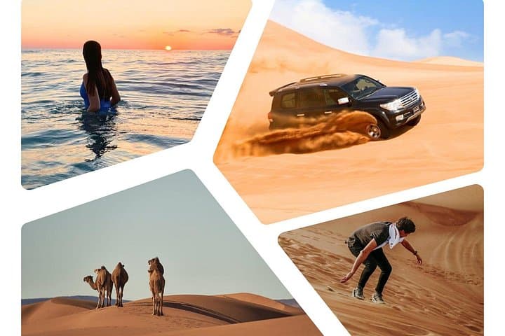 Desert Safari to Khor Al Adaid: Sandboarding, Camel Ride & Quick Sea Swim from Doha photo 1