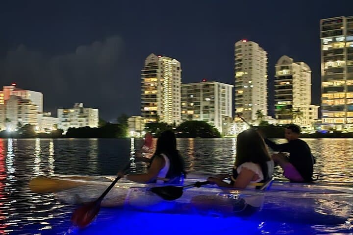 LED Night Kayak Tour on Condado Lagoon — San Juan Clear Kayak Experience photo 3