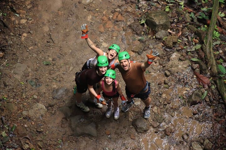 Arenal Canyoning, Volcano Hike & Hot Springs — Full-Day Adventure from La Fortuna