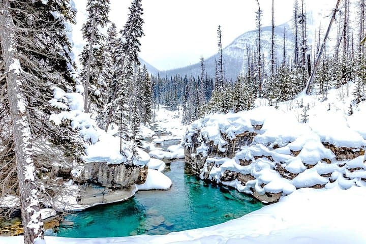 Winter Day Tour: Lake Louise Icewalk & Marble Canyon from Banff