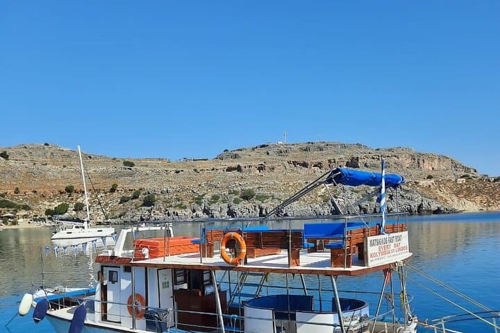 Boat to Lindos from Kolymbia: Tsambika & Red Sand Beach Swim Stops photo 2