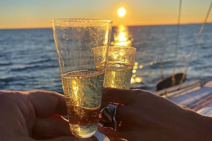Sunset Sailing and Oysters off Sitges: Garraf Coast Evening Cruise photo 4