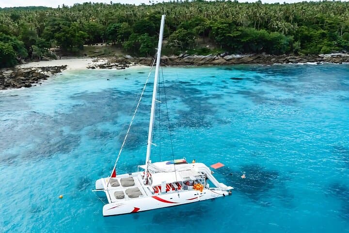 Phuket Catamaran Day Trip to Coral, Racha & Maiton Islands — Snorkel, Swim, Lunch