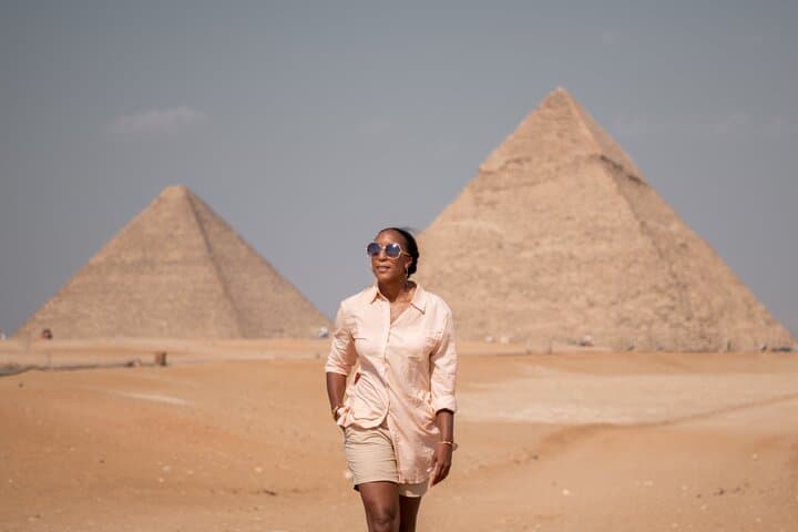 Giza Pyramids & Grand Egyptian Museum: Private Tour with a Female Guide photo 2