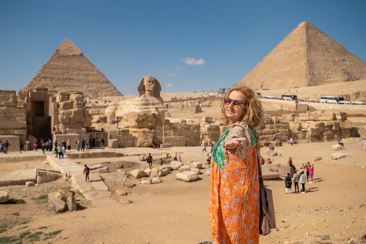 Giza Pyramids & Grand Egyptian Museum: Private Tour with a Female Guide photo 3