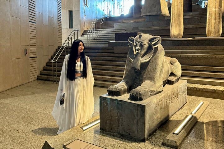 Giza Pyramids & Grand Egyptian Museum: Private Tour with a Female Guide photo 4