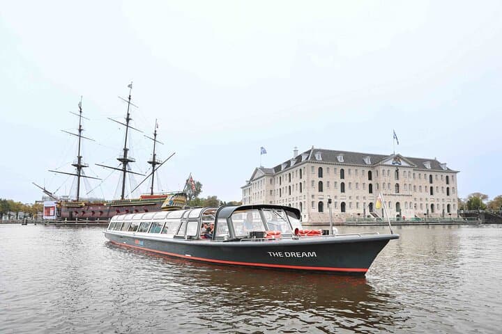 Amsterdam Canal Cruise with Onboard Bar — 60-Min Historic Boat Tour