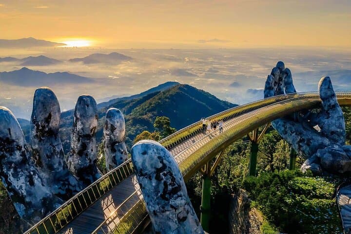 Ba Na Hills Golden Bridge Small-Group Tour with Cable Car & Buffet Lunch
