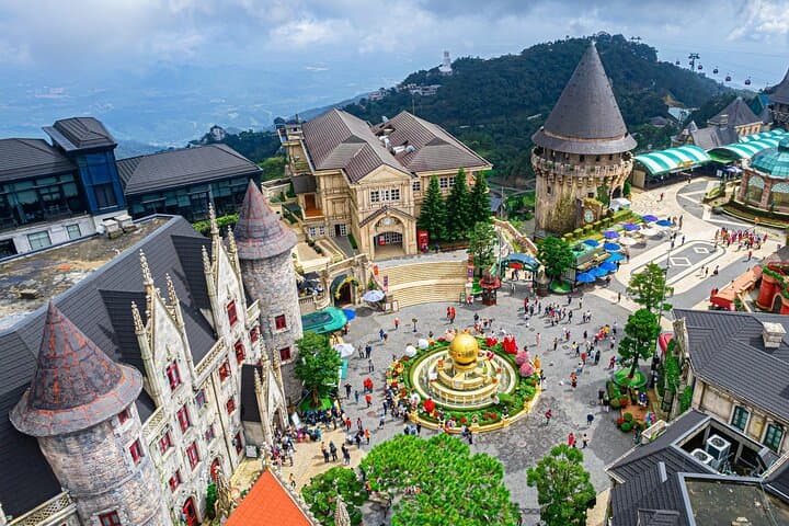 Private Ba Na Hills Golden Bridge Tour from Da Nang — Cable Car, French Village & Lunch
