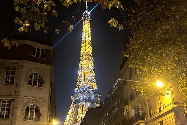 Paris Pink 2CV Night Tour with Champagne: Eiffel Lights & Champs-Élysées Photo Stops photo 2