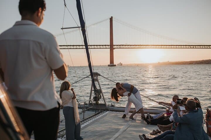 Lisbon Sunset Catamaran Cruise on the Tagus with Live Music & Drinks photo 2