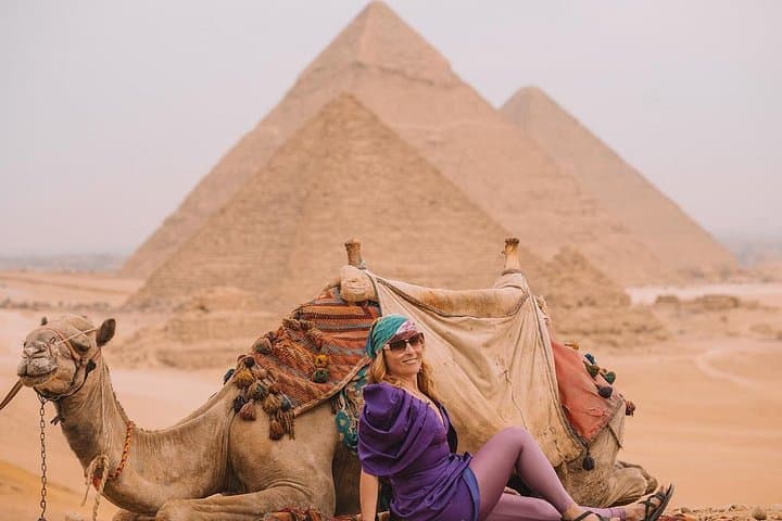 Full-Day Giza Pyramids, Egyptian Museum & Nile Felucca: Private Tour from Cairo photo 1