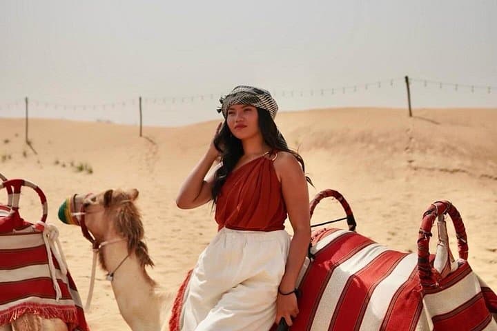 Morning Desert Safari Dubai: Camel Ride, Dune Bashing & Sandboarding photo 4