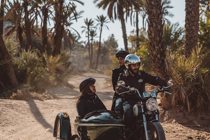 Marrakech Sidecar Vintage Tour: Explore Medina, Palmeraie & Gueliz by Classic Sidecar