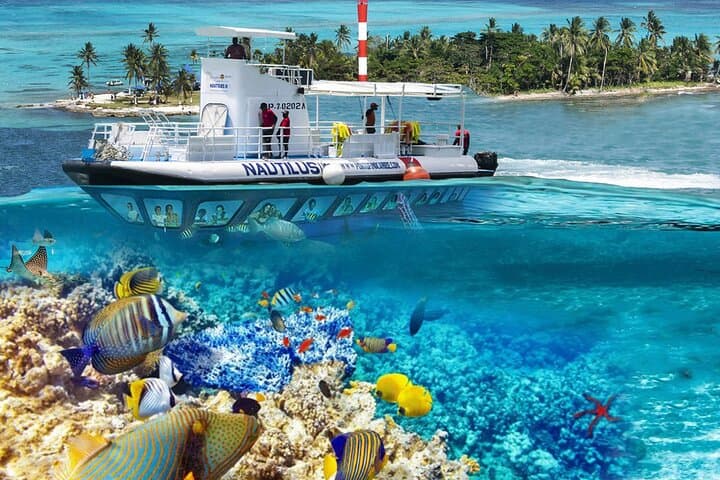 Glass-Bottom Semi-Submarine Tour — San Andrés Underwater Wildlife Viewing