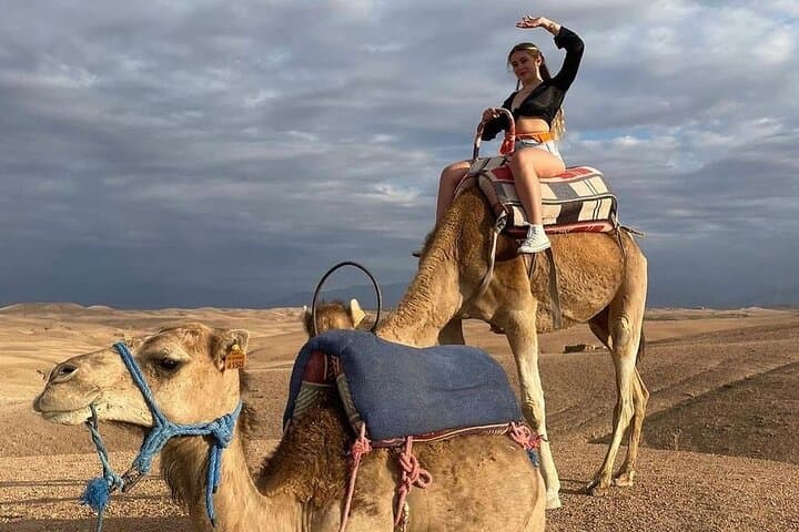 Sunset Camel Ride, Dinner & Fire Show in Agafay Desert Near Marrakech photo 4
