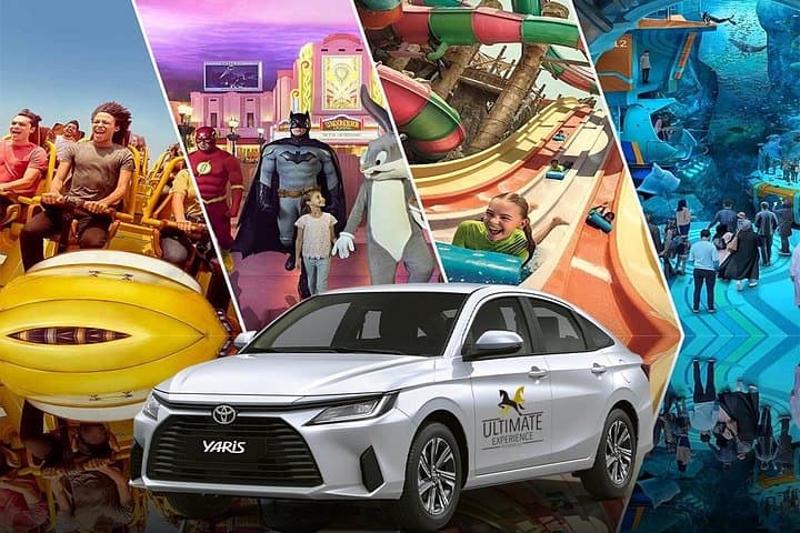 Dubai to Yas Island: Private Transfer to Ferrari World & Warner Bros. Abu Dhabi photo 1