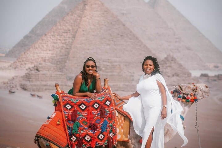 Giza Pyramids, Sphinx & Valley Temple with Nile Dinner Cruise — Private Day Tour from Cairo