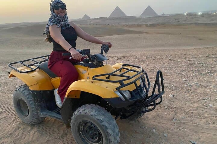 Giza Pyramids Private Tour: Quad Biking & Camel Ride Experience