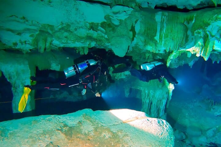 Dos Ojos Cenote Guided Scuba Diving — Two Cavern Line Dives in Quintana Roo photo 3