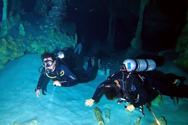 Dos Ojos Cenote Guided Scuba Diving — Two Cavern Line Dives in Quintana Roo photo 5