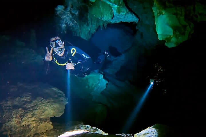 Dos Ojos Cenote Guided Scuba Diving — Two Cavern Line Dives in Quintana Roo photo 6